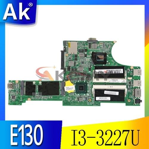 Laptop motherboard For LENOVO ThinkPad Edge 130 E130 I3-3227U Mainboard 04X0699 DA0LI2MB8H0 SR0XF SLJ8C