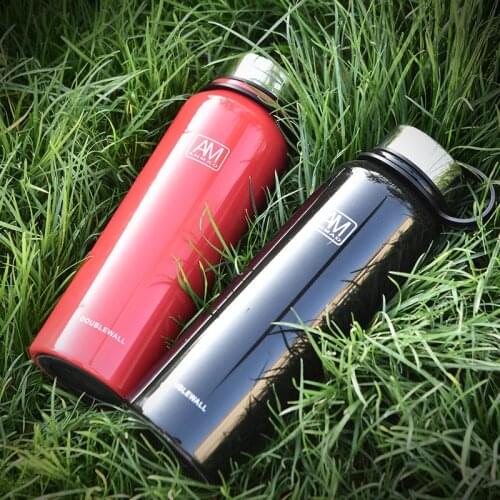 610/800/1100/1500ML Outdoor Russian Thermos Bottle Portable Large Capacity Insulated Sport Travel Cup Thermal Vacuum Flask Mug
