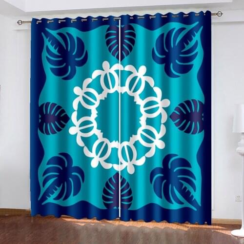 Home Decoration Grommet curtains, Rudder, Living Room, Bedroom Decoration Separated Curtains Black Silk Cloth Shading Rate 90