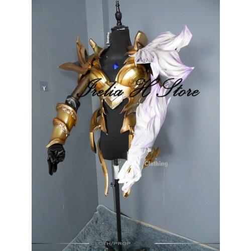 Custom made/size Dawnbringer Riven LOL Dawnbringer Riven Cosplay Costume Full set wing sword shoes