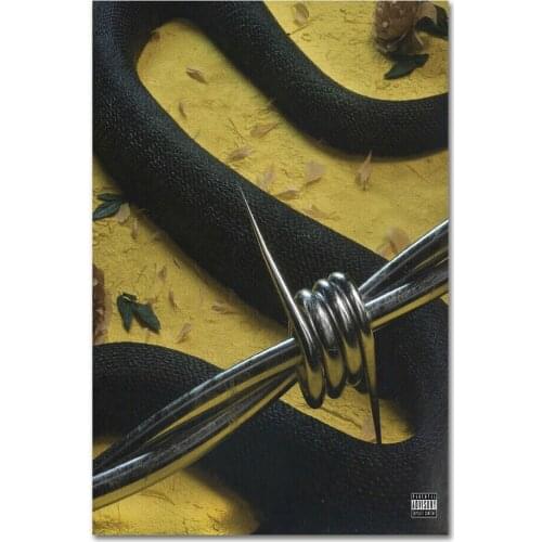 Post Malone Album Stoney Psyco New Album Music Silk Fabric Wall Poster Art Decor Sticker Bright