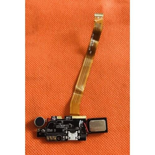 Used Original USB Plug Charge Board+MIC+Loud speaker For OUKITEL K7000 MTK6737 Free Shipping