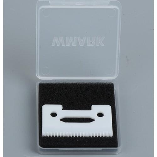 High Quality 2-Hole Stagger-Tooth Ceramic Movable Blade Cordless Clipper Replaceable Blade For Wahl Shear Clipper With Box