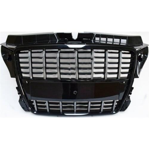 For A3/S3 Style Front Bumper Grille Hood Grill for Audi A3/S3 8P 2009 2010 2011 2012 2013 High Quality Car Accessories