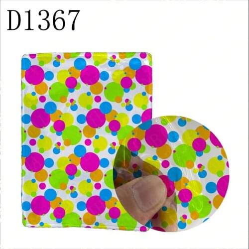 10pcs 9.5*12.5CM ice cream printed sealed shaker sleeve pouch to DIY shaker bow D1367