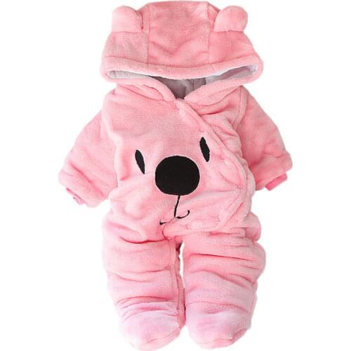 LZH Baby Winter Clothes For Newborn Baby Girls Overall 2021 Autumn Baby Romper For Baby Boys Jumpsuit Costume Infant Clothing