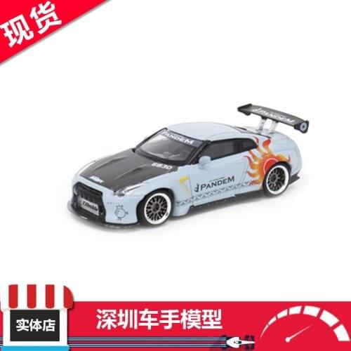 MINI GT 1/64 Nissan GTR R35 GT Diecast Collection of Simulation Alloy Car Model Children Toys