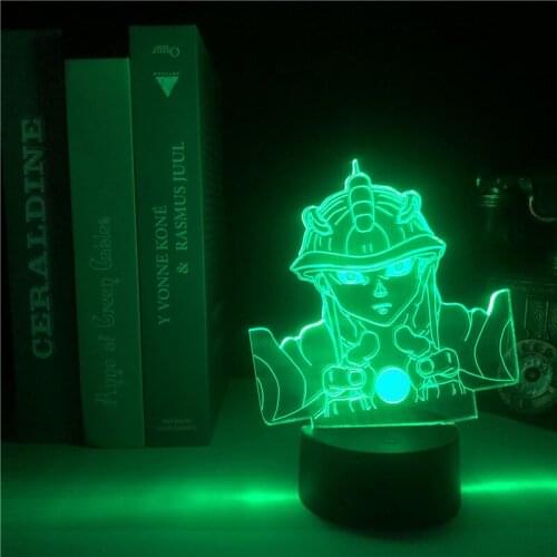 Bluetooth Control 3D Lamp HUNTER Meruem Japanese Anime light Bright Base Battery Powered Teenager Kids Wall Lamp Visual Light