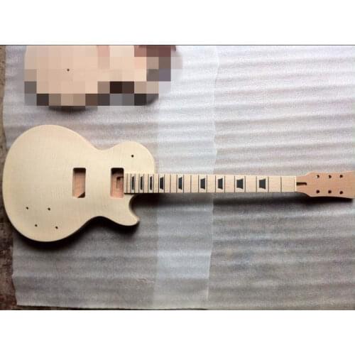 Unfinished Guitar Neck and body for LP Replacement 22 Fret