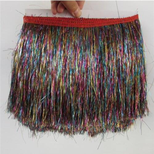 Wholesale 10 Yards/lot High Quality Color Tassel Trim Tassels Fringe Lace DIY for DIY Stage Performance Dress Latin Lace Ribbon