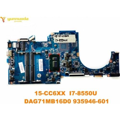Original for HP 15-CC6XX laptop motherboard 15-CC6XX I7-8550U DAG71MB16D0 935946-601 tested good free shipping