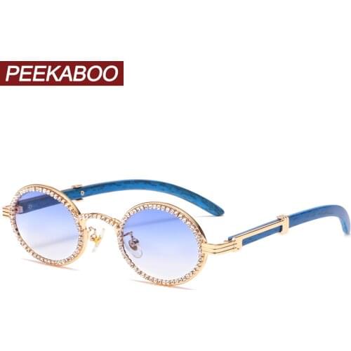 Женские солнцезащитные  круглые очки Peekaboo China At AliExpress