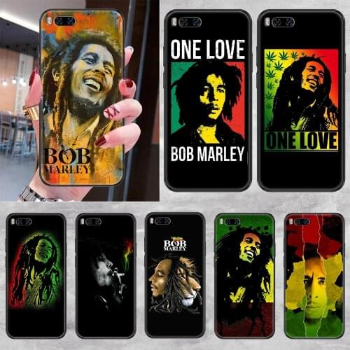Singer Bob Marley Phone case For Xiaomi Mi Max Note 3 A2 A3 8 9 9T 10 Lite Pro Ultra black soft prime tpu hoesjes 3D waterproof