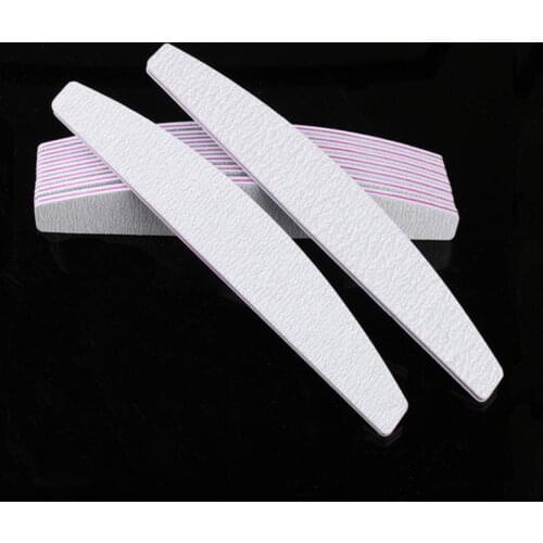 Nail File Lime 100/180 Double Side Sanding Buffer Block Set Nail Trimmer White Grey Nail Files For UV Gel Polish Manicure Tool