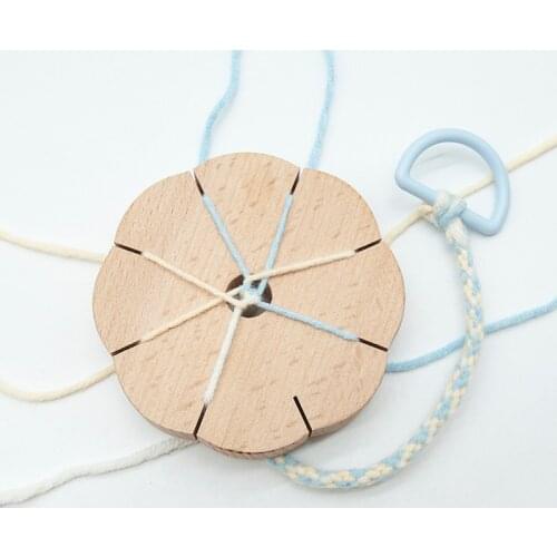 DIY Handmade Knitting Bracelet Artifact Disk Knitting Tool Rope Knitting Tool Manual Diy Material Tool Rope Knitting Tool