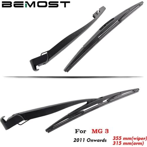 BEMOST Car Rear Windscreen Windshield Wiper Arm Blade Natural Rubber For MG 3 Hatchback 2011 2012 2013 2014 2015 2016 2017 2018