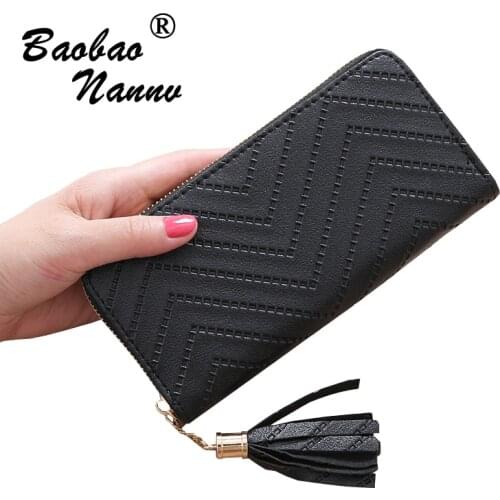 Big Capacity Women Wallets Ladies Clutch Female Fashion Leather Bags ID Card Holders Cell Phone Cash Wallet Ladies Purses bolsas