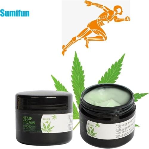 1Pcs 30g Soft Hemp Cream Natural Anti-Inflammation Neck Pain Balm Ointment Pain Relief Relieve Musle Relief Green Hemp Balm