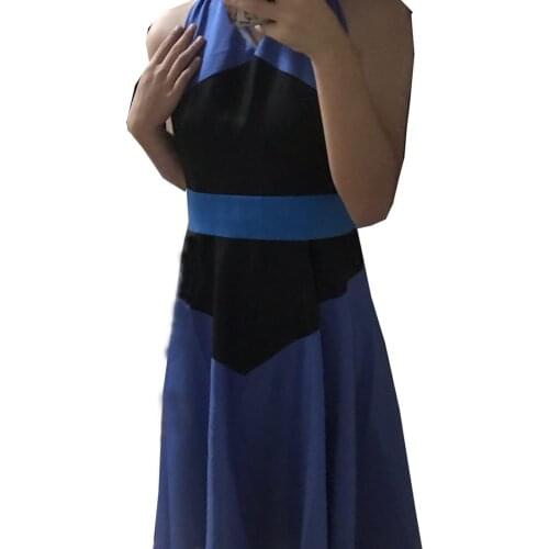 2019 Steven Universe Lapis Lazuli Blue Dress Daily Wear Halloween Cosplay Costume