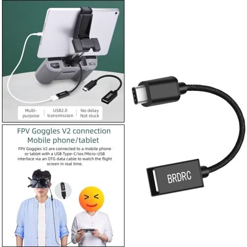 USB C OTG Adapter, USB C to USB Adapter USB Type C to OTG Cable USB Adapter Flying Glasses Phones Tablets