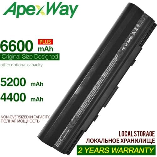 ApexWay 4400MAh Battery for Asus Eee PC A32-UL20 12011201N 1201T 1201HA 1201NL UL20 UL20A UL20F UL20FT UL20G UL20GU UL20VT X