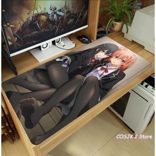 Anime My Youth Romantic Comedy Is Wrong, As I Expected Yukinoshita Yukino Mouse Pad Thicken Laptop Game Mice Mat Playmat Gifts
