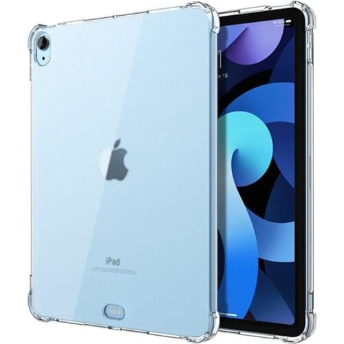 Shockproof Transparent Clear TPU Case For iPad Pro 2021 2020 2018 12.9" Pro 11" 2021 Mini 123456 iPad Pro 10.5" Protective Case