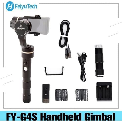 Feiyu FY-G4S 4 Modes 360 Degree Moving 3-Axis Handheld Steady Gimbal Stabilizer For GoPro Hero 3/3+/4 Feiyu G4 Update Version