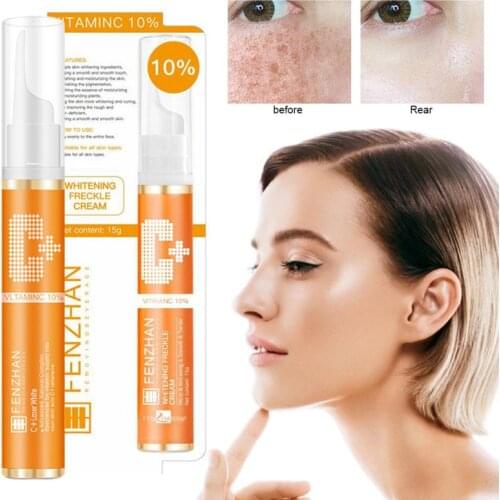 New Instant Blemish Removal Gel Vitamin C Whitening Anti Freckle Cream Pen Remove the Freckle Pigmented Melanin Spots TSLM1