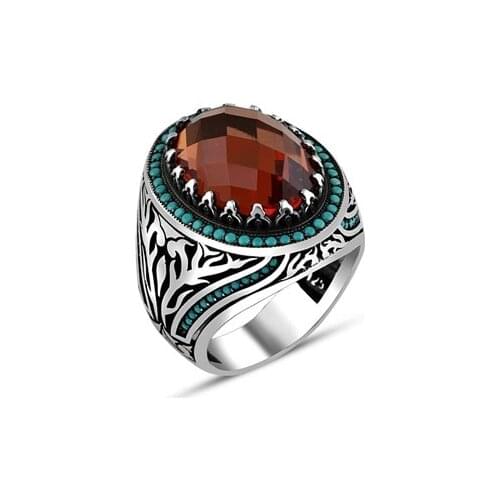 Zultanit Sterling Silver Men 'S Ring