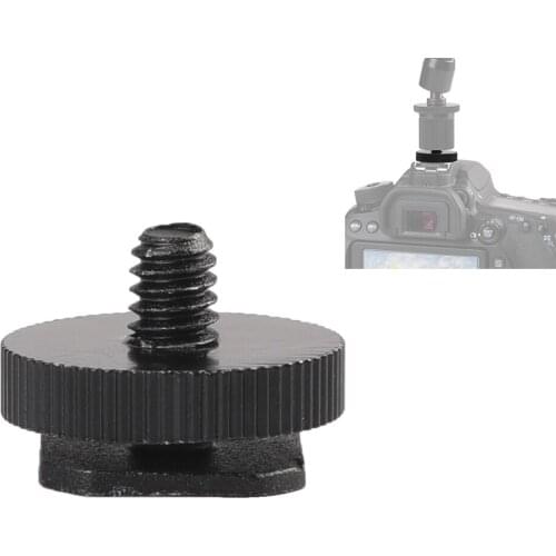 1/4" Single Layer Camera Hot Shoe Mount for Canon Nikon Sony Speedlight Microphone Flash Bracket Umbrella Holder Photography
