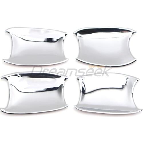 Door Handle Bowl Cover for Toyota Land Cruiser Prado FJ150 2010 2011 2012 2013 2014 2015 2016 2017 2018 2019 Chrome Trim