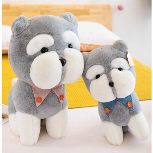 Cute Dog Plush Toy Soft Stuffed Animal Doll Christmas Gifts for Kids Boys