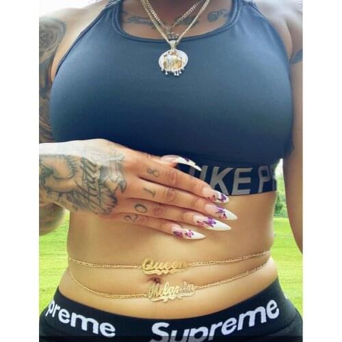 Fashion Custom Name Necklace Personality Pendant Necklace for Woman Jewelry Gift