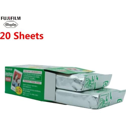 Original Fujifilm Instax Mini Film 20 Sheets For FUJI Instant Photo Camera Mini 9 8 7s 70 90 11 Camera Film NEW 2020 Hot Sales