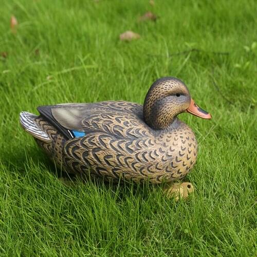 Plastic Mallard Duck Decoy Floating Female Duck Decoy for Hunting Fishing Hunting Decoy Accessories