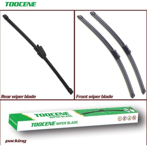 Front and Rear Wiper Blades For Volkswagen Golf 5 2006-2009 Windshield Windscreen wiper 24"+19"+13"