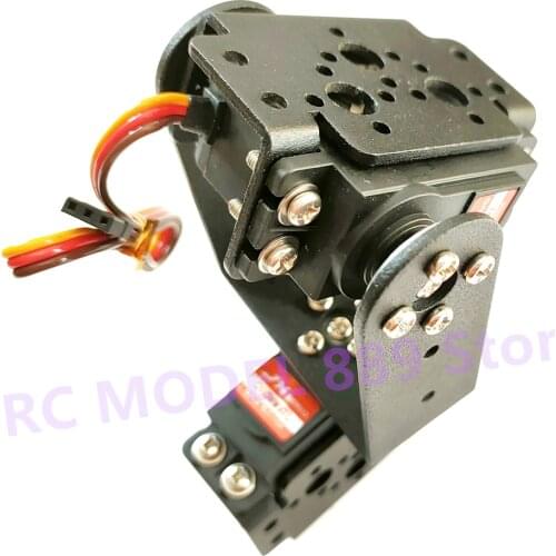 Enhanced JX Servo Rotory Rotatable Platfrom 2DOF servo robot arm camera track platform with digital servos metallic construction