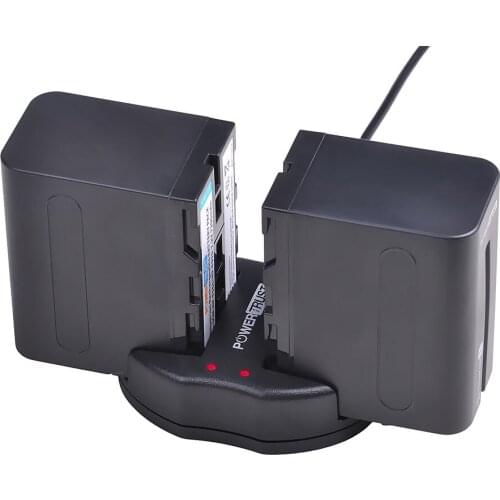 2x 7200mAh NP-F970 NP-F960 Battery and Dual USB Charger for Sony F930 F950 F770 F570 F970 F960 CCD-RV100 Camcorder Batteries