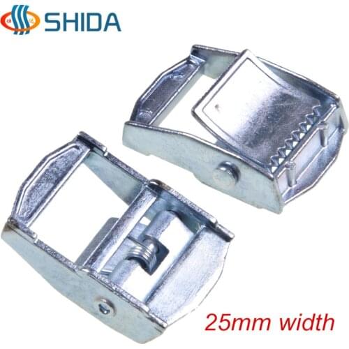 High Quality 1"(2.5cm) Inner Width 5pcs/lot Zinc Alloy Metal Cam Buckle For TRX Outdoor Sports Tie Down Strap Webbing