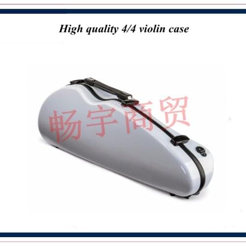 High quality Professional violin case 4/4 FRP carbon fiber white Fashion style violin parts violin accessories 013