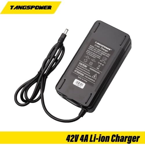 42V 4A Smart Battery Charger for 10Series 36V 37V Li-ion e-bike Electric Bicycle Battery Charger DC 5.5mm*2.1mm fast charging