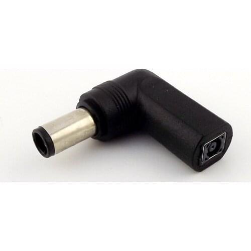 10pcs DC Power 4.5x3.0mm Female To 7.4x5.0mm Male Angled Adapter Connector for HP DELL