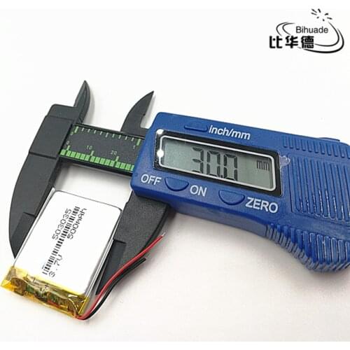 10pcs/lot 3.7V 500mAH 503035 Polymer lithium ion / Li-ion Rechargeable battery for DVR,GPS,mp3,mp4