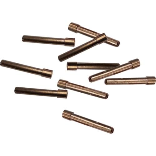 10 Pieces TIG Collets Brass Adapter Sleeve, 2.4 Mm Diameter For WP-9 18 26 QQ150