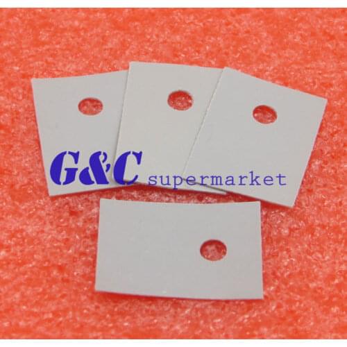 100PCS TO-220 Insulation Pads Silicone Heatsink Shim for Laptop GPU CPU