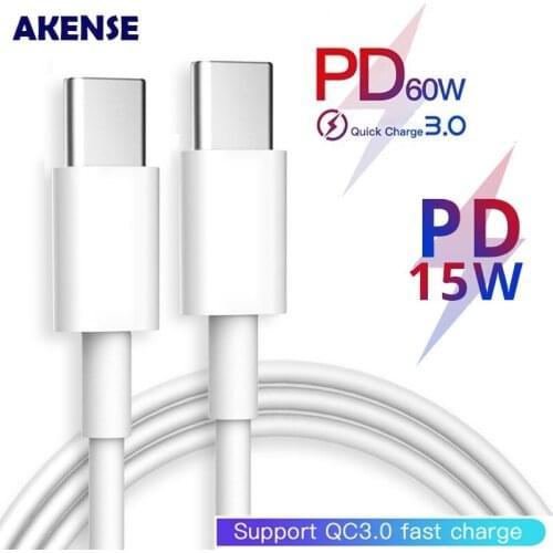 100pcs USB Type C Cable to USB C 8pin Cable Fast Charging Charger Cable for Samsung Galaxy Note10 S10 Plus Quick Charge PD Cable