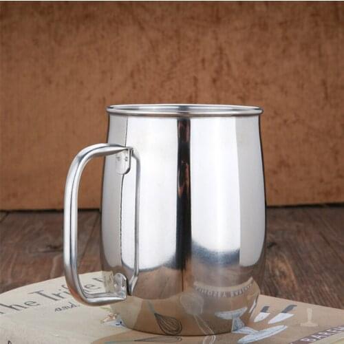 1000ml Large Capacity Stainless Steel Beer Mug Double Wall Water Cup With Handle Portable Water Cup Outdoor Beer Mugs Drinkware
