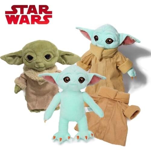 30CM Baby Yoda Plush Toy IN STOCK The Force Awakens BB8 Plush Keychain BB-8 Soft Stuffed Dolls Plush Pillow Star Wars Toys