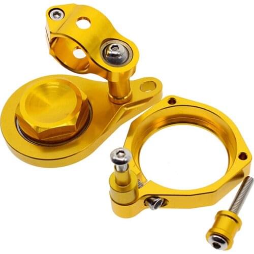 Aluminum Motorcycle Adjustable Steering Stabilizer Damper Mounting Bracket Support Kit For BMW S1000RR 2010 - 2011